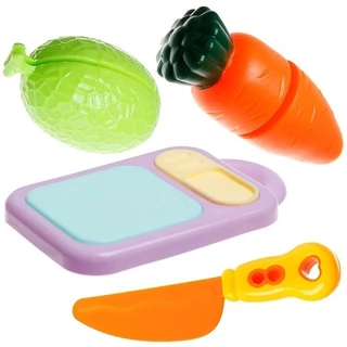 Kit Comidinhas Brinquedo Crec Crec Com Velcro 6 peças Certificado Inmetro