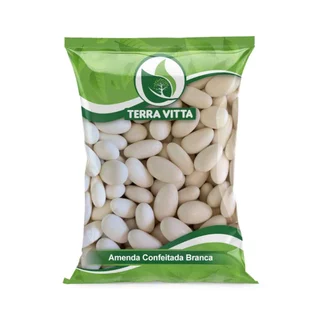 Amendoa Confeitada Branca em Oferta na Shopee