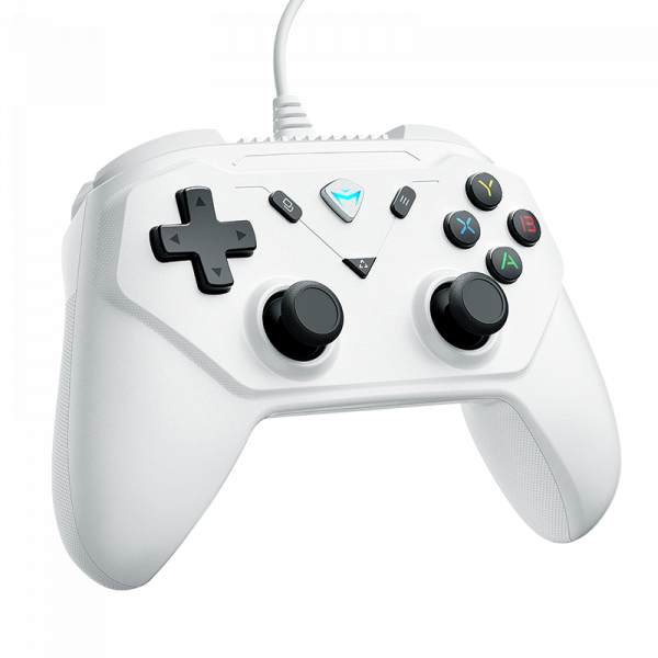 Controle Gamer Machenike G3s Branco Com Fio Pc Android