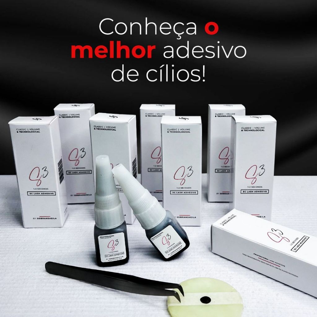 Adesivo de cílios S3 | A melhor cola de cílios que já usamos na ...