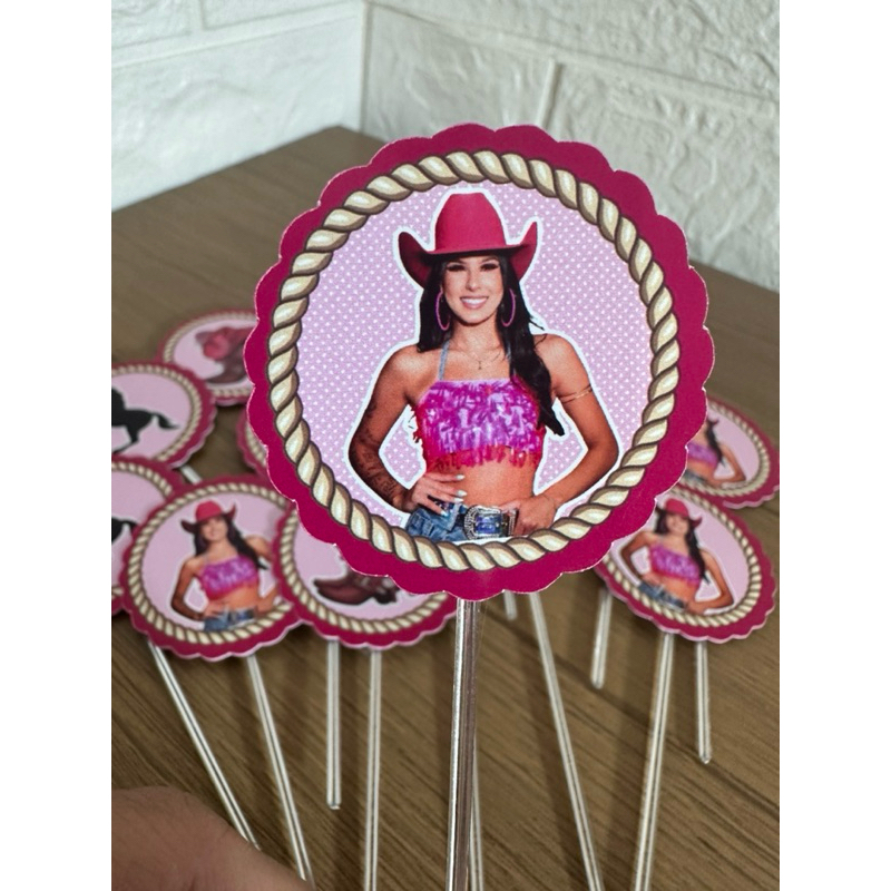 Topper para docinhos Ana Castela/ Topo para docinhos Ana Castela