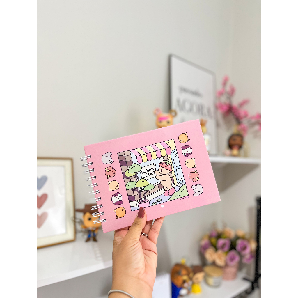Livro Bobbie Goods para colorir A5, 50 folhas grossa e capa dura ...