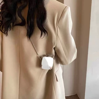 Tote Bag Bolsa Axilas De Alta Capacidade Moda Superfície Brilhante Acrílica Crossbody Single Shoulder Bag Girl em Oferta na Shopee