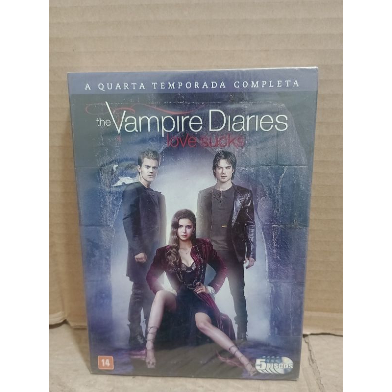 DVD THE VAMPIRE DIARIES- A QUARTA TEMPORADA COMPLETA (ORIGINAL/LACRADO ...