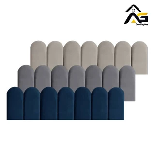 Kit Com 8 Cabeceiras de Cama Box Estofada 45x20