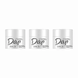 Kit Com 3 Unidades De Desodorante Creme Dap Sem Perfume 55g Cada