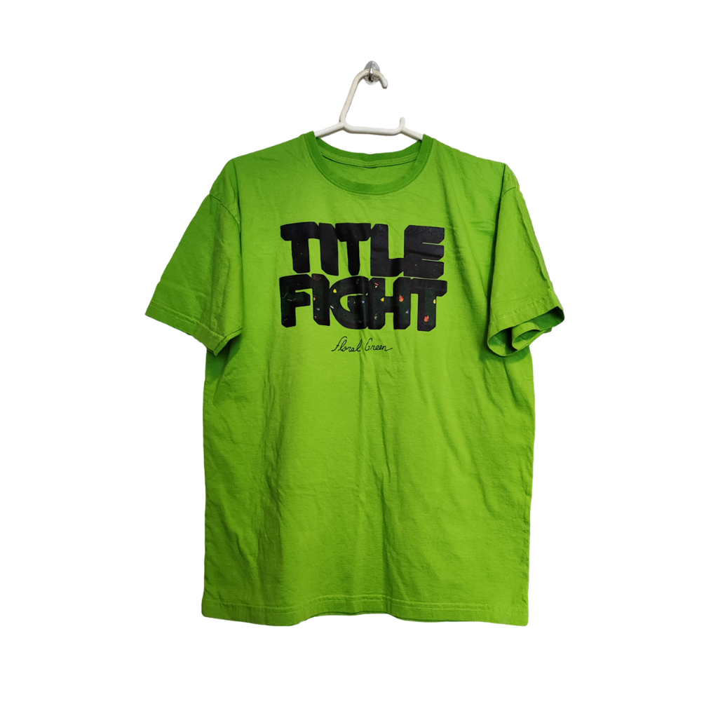 CAMISETA TITLE FIGHT // FLORAL GREEN