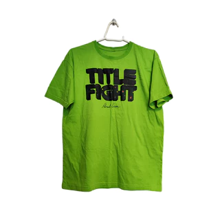 CAMISETA TITLE FIGHT // FLORAL GREEN