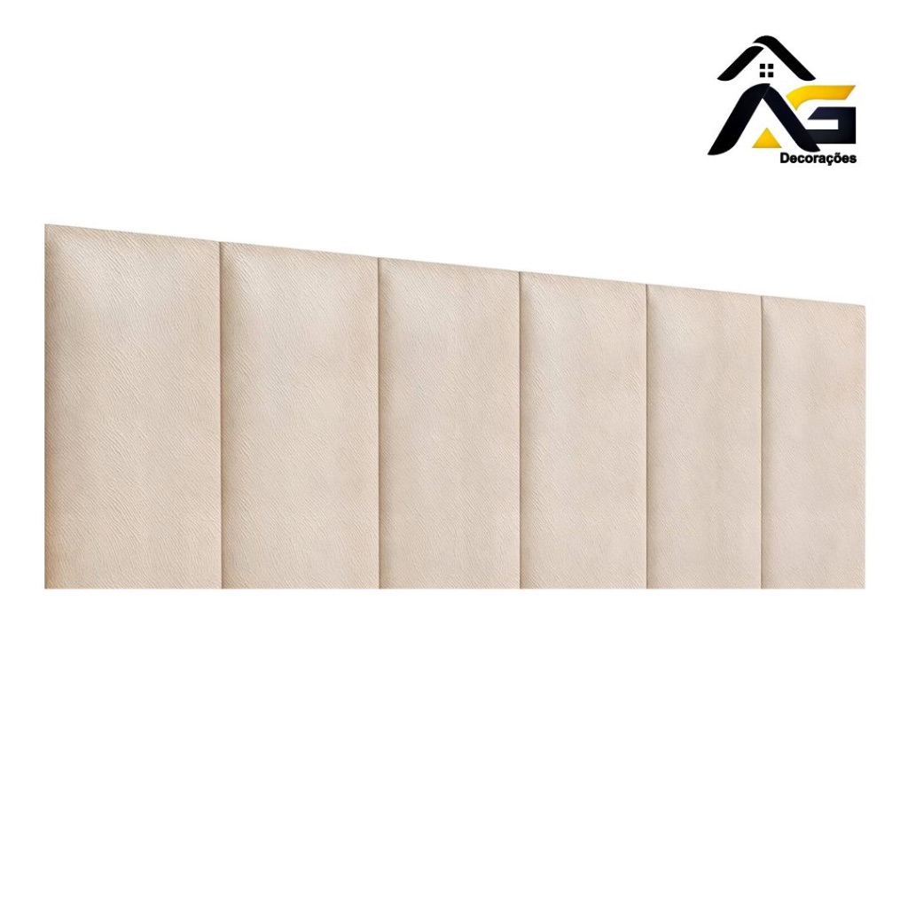 Kit Com 7 Cabeceiras de Cama Box Estofada Retangular 45x20 | Shopee Brasil