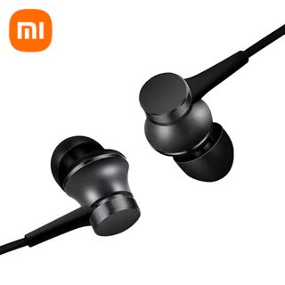 Fone De Ouvido In-ear Xiaomi Mi Headphones Basic Preto Super Bass Alumínio P2