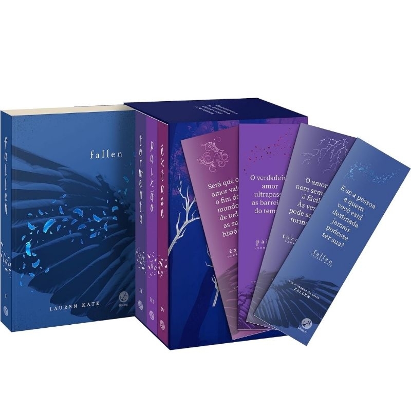 Box Fallen com 4 livros | Shopee Brasil