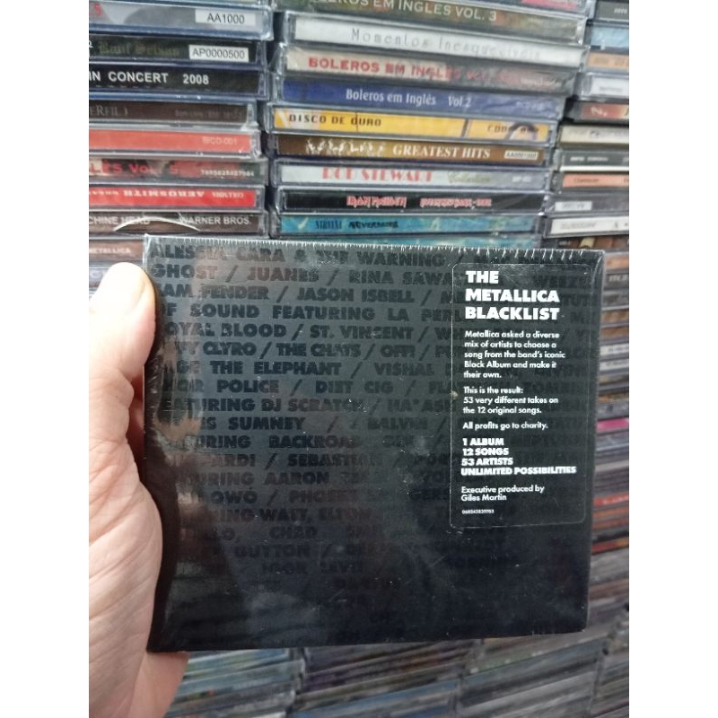 box 4 CDs Metallica blacklist digipack novo original lacrado | Shopee ...