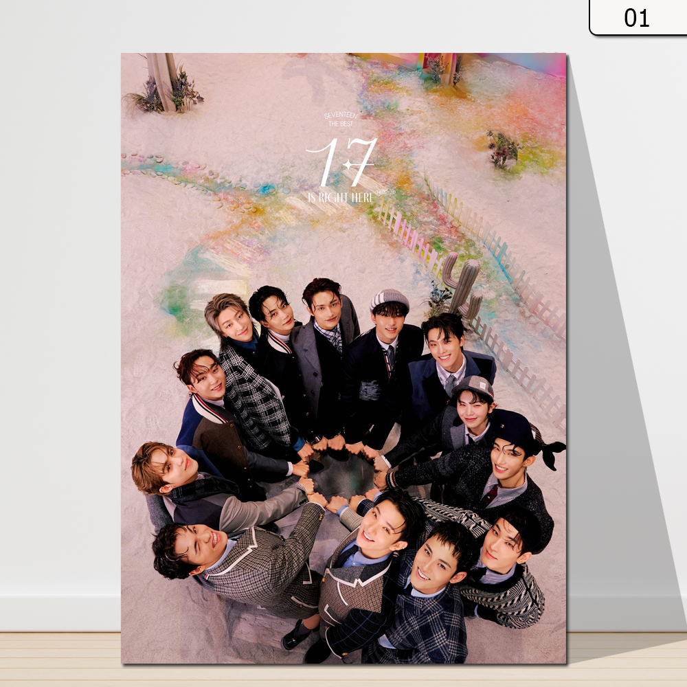 SEVENTEEN SHOPEE kpopmerch 120枚 Placa Decorativa Quadro Seventeen KPOP 20x28cm - Envio Rápido