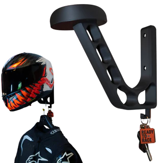 Suporte De Capacete Porta Chaves Com Gancho De Parede Fixo Porta jaqueta