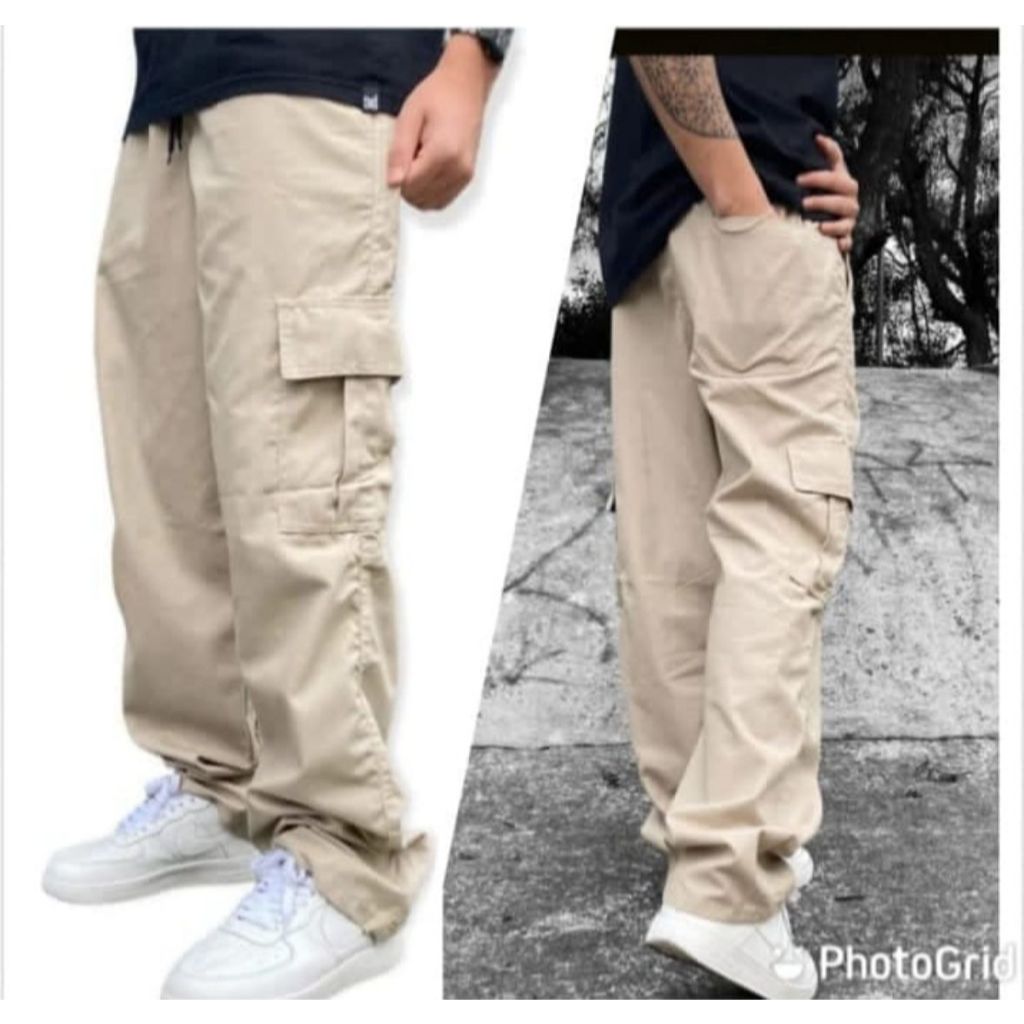 Calça Cargo com Bolsos Sarja Juvenil 10 ao 16