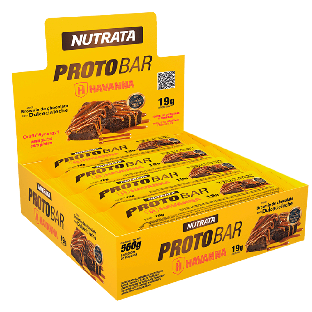 Barra de Proteina Dulce de Leche Havanna - Nutrata