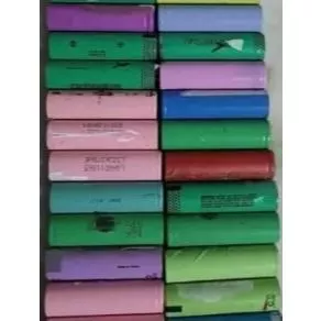 Kit 20 celulas 18650 usadas, Sem testar capacidade. Sem ferrugem, sem amassados, testadas com voltagem superior a 2,8V