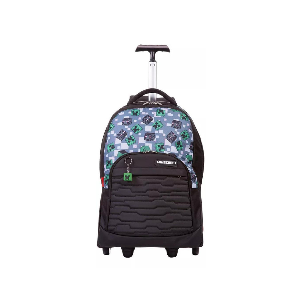 Mochila Mega Rodas Minecraft Sestini | Shopee Brasil