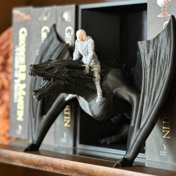Montador de Dragão - aparador de livros Game of Thrones / House of the Dragons