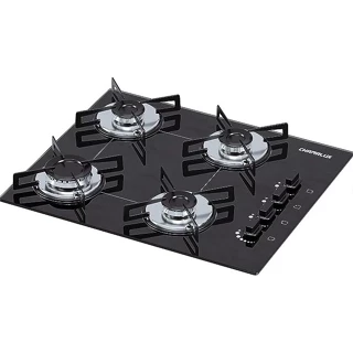 Fogão Cooktop Chamalux 4 Bocas Automático Inteligente Ultra Chama Bivolt