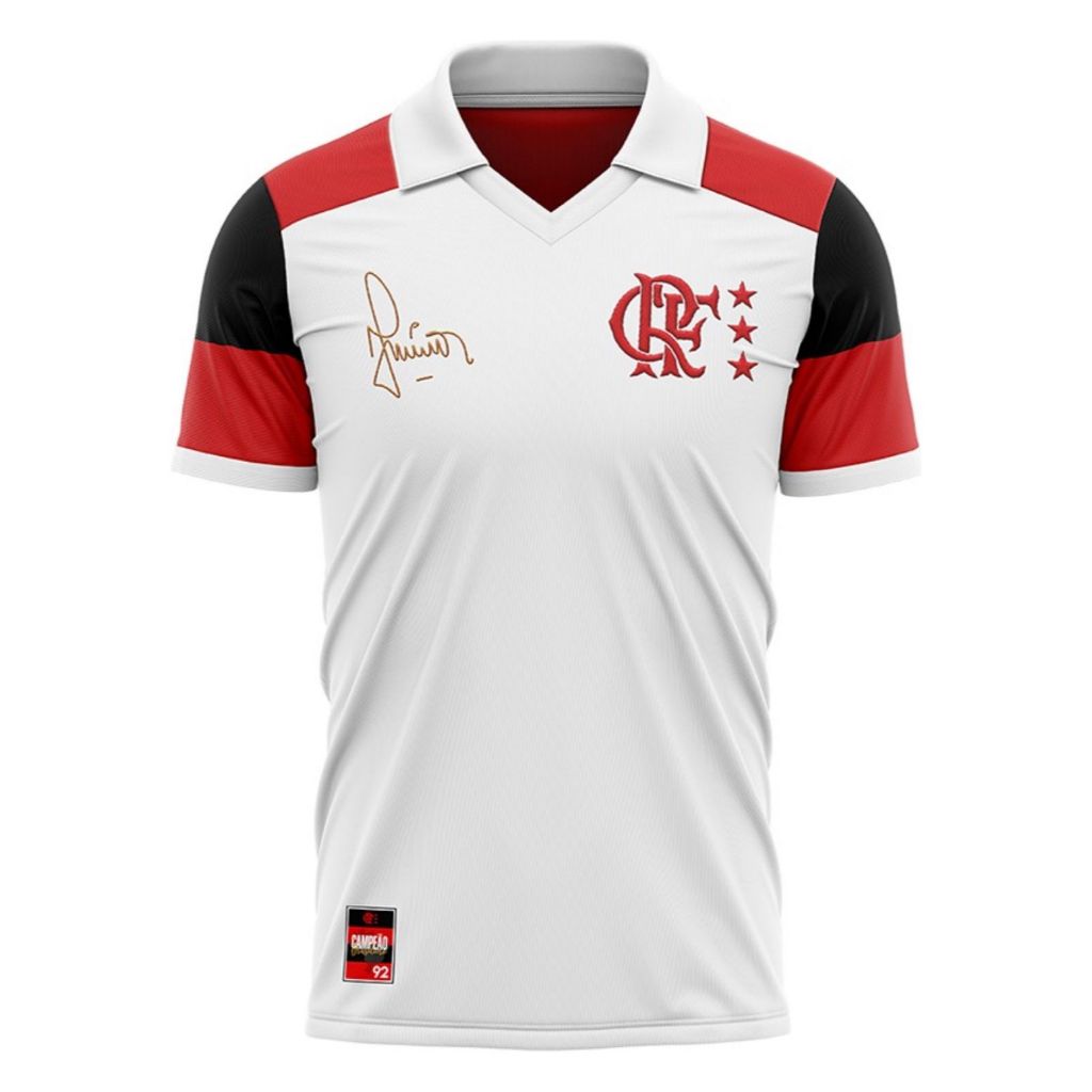 Camisa Flamengo Retrô 1992 Junior Branca Oficial