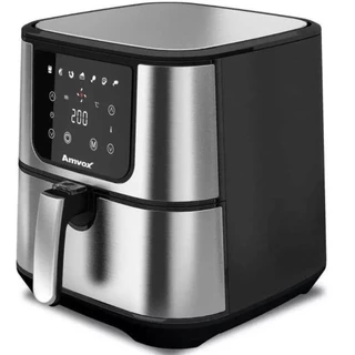 AIR FRYER FRITADEIRA ELÉTRICA SEM ÓLEO AMVOX ARF 1255 PAINEL DIGITAL EM INOX 1700W 7 LITROS