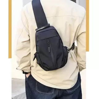 Bolsa Transversal Antifurto Unissex Peitoral e Pochete - Compacta e Versátil