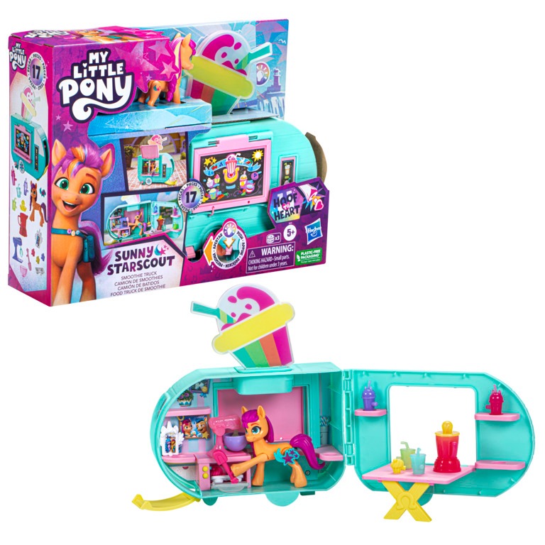 Playset My Little Pony Food Truck Smoothie - Hasbro F6339 | Shopee Brasil