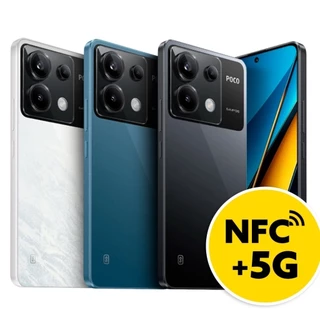 Smartphone Xiaomi Poco X6 5g 8/256gb Dual Sim PRETO NFC + FONE SEM FIO DE BRINDE