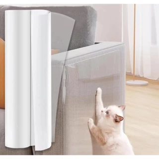 Anti-arranhador para gato transparente flexível Filme protetor discreto autocolante