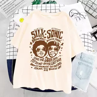 Camiseta Drive Me Nuts Silk Sonic Bruno Aesthetic Unissex