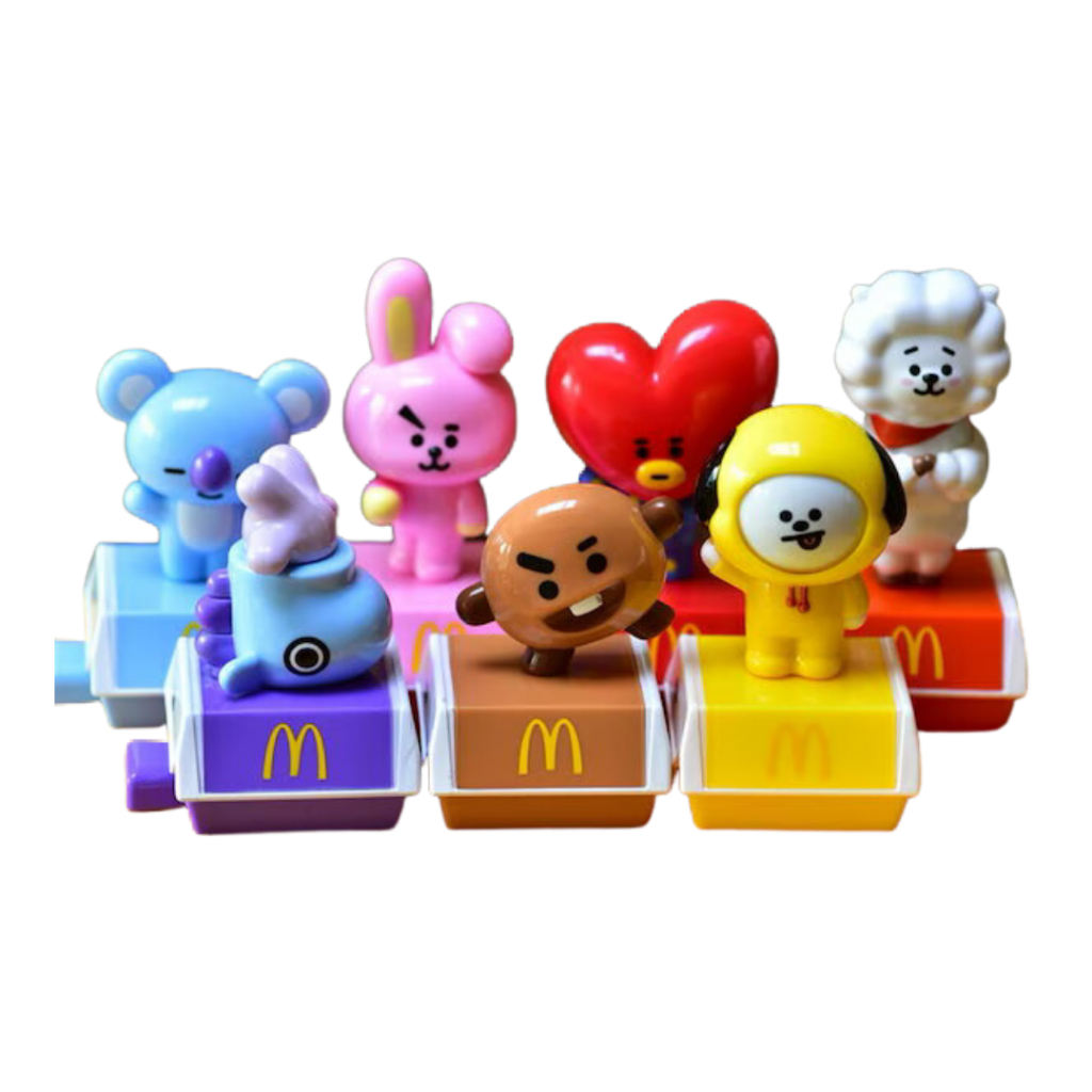 Bonecos Coleção BT21 K-Pop BTS - McDonald's | Shopee Brasil