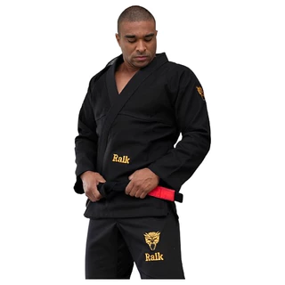 Kimono Jiu-Jitsu Trançado Alta Performance | Forgeshield - Preto/Dourado| Raik