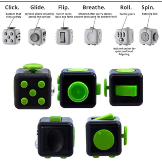 Fidget Cube Reliever Cubo Mágico De Alívio De Estresse 3x3 Ansiedade Ótimo Para Adultos E Crianças De Brinquedo Relaxante
