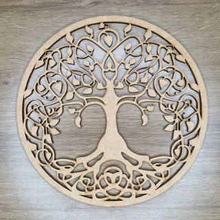 Árvore da vida 20cm em MDF 3mm - decoração de ambientes - artigos para presentes