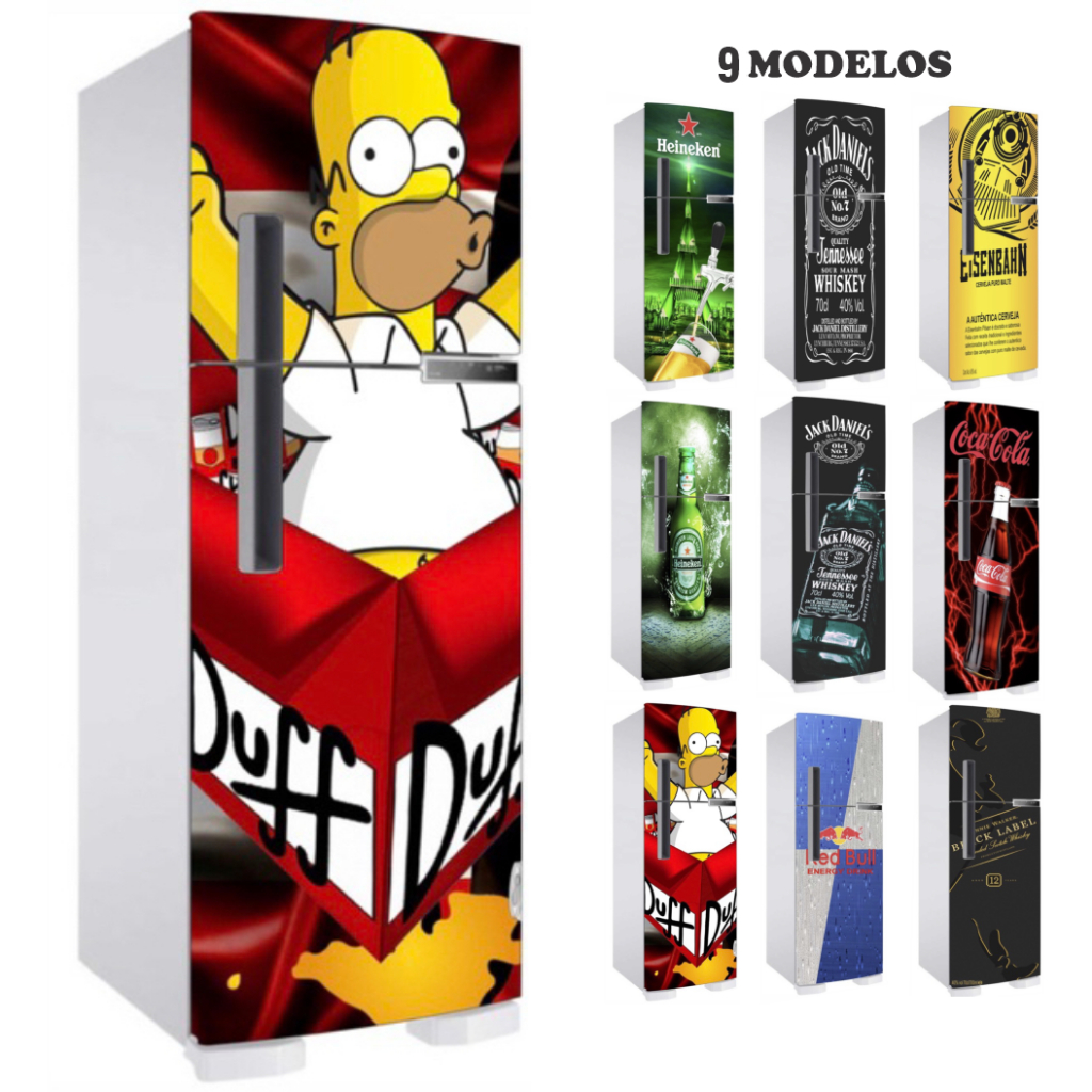 Adesivos Porta Da Geladeira E Freezer Tamanho Universal | Shopee Brasil