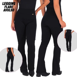 Calça Legging Feminina Flare Esportiva Academia