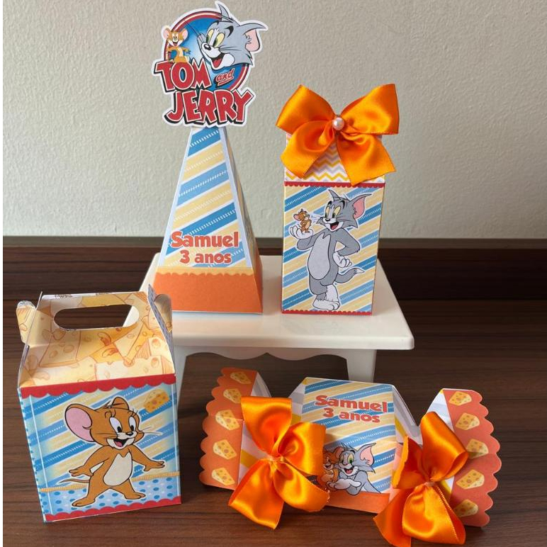 Kit Personalizado Tom e Jerry / Pegue e Monte