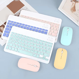 Mouse De Teclado Sem Fio Bluetooth Recarregável De 10 Polegadas