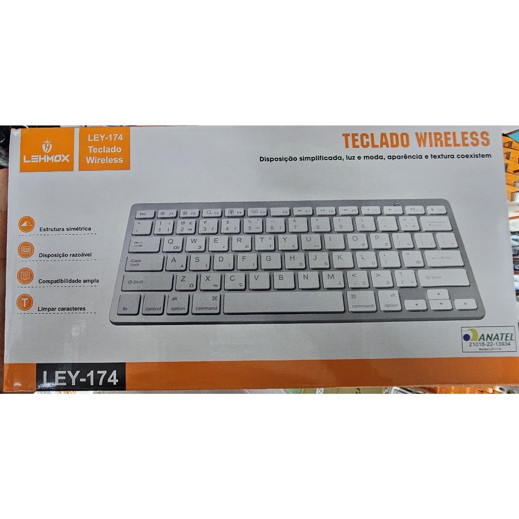 Mini Teclado Bluetooth Sem Fio Lehmox LEY-174