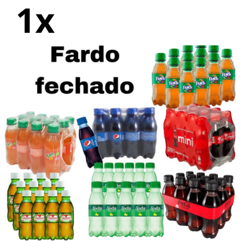 Vem 1 Fardo c/12 Refrigerantes 200ml Fardo fechado_ Fardo Fechado De ...
