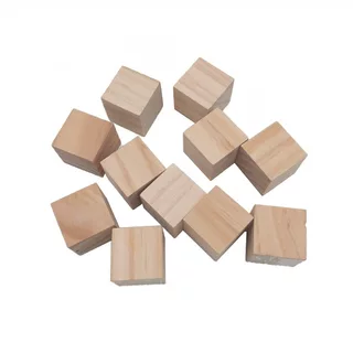 Diversos Cubos de Madeira Arte Faça Você Mesmo 6,5 x 6,5 CM