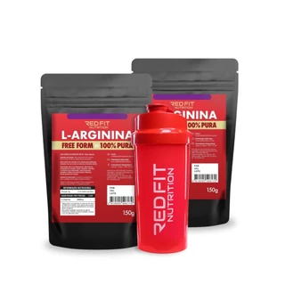 L-Arginina 300g - 100% Pura Importada C/ Laudo - Red Fit Nutrition