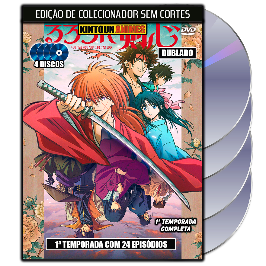 Samurai X 2023 (rurouni Kenshin) 1ª Temporada Dublada Em Dvd