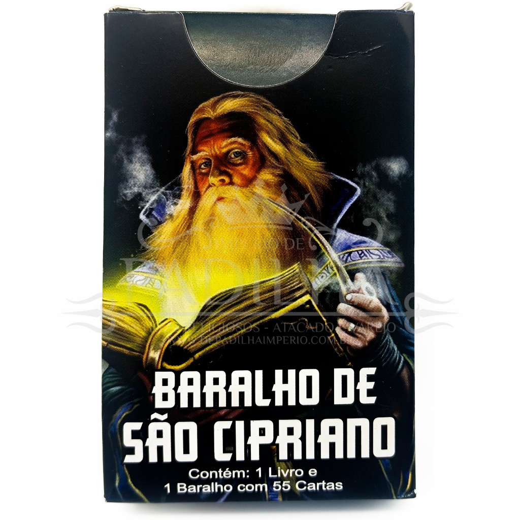 Tarot Baralho De São Cipriano Com 55 Cartas + Manual