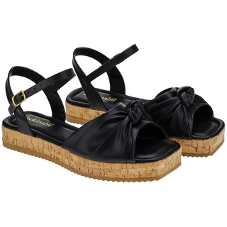 Sandália Feminina Flat Rasteira Plana Flatform Slide Shekinah Laço Novidade Conforto Moda