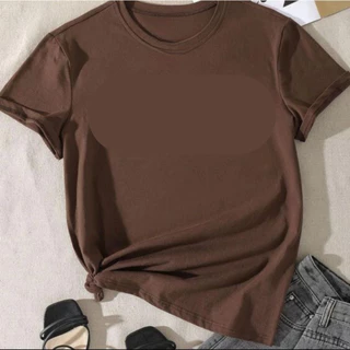 T-Shirt Lisa Feminina Tendência 100% Algodão