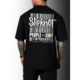 Camiseta Oversized Slipkinot Streetwear Banda Camisa Oversize