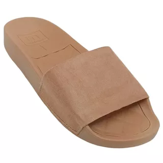 Chinelo Moleca Calce Casual Camurca Flex Feminino