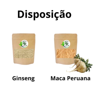 Kit Disposição (Maca Peruana + Ginseng)